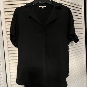 Black Collared Blouse